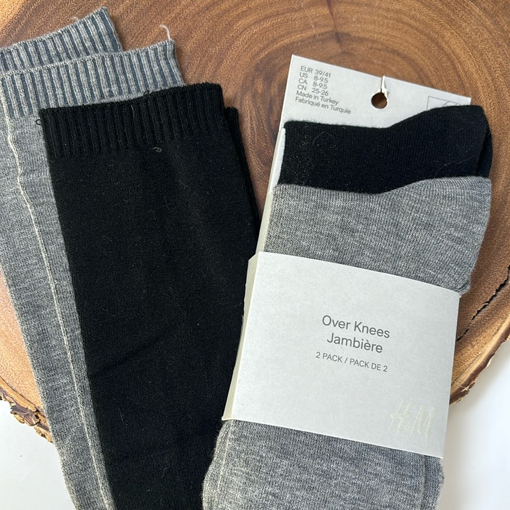 H&M Over Knee Socks - 2 Pack